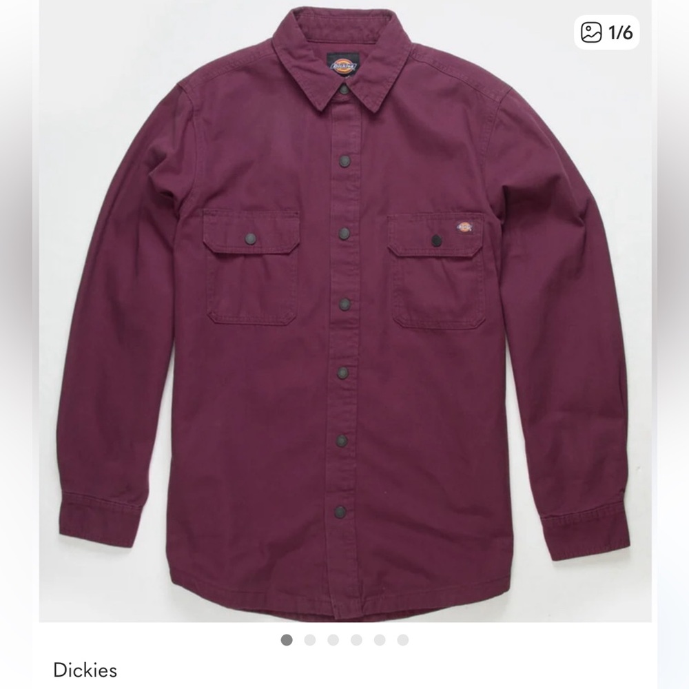 Dickies flannel lined duck shirt
